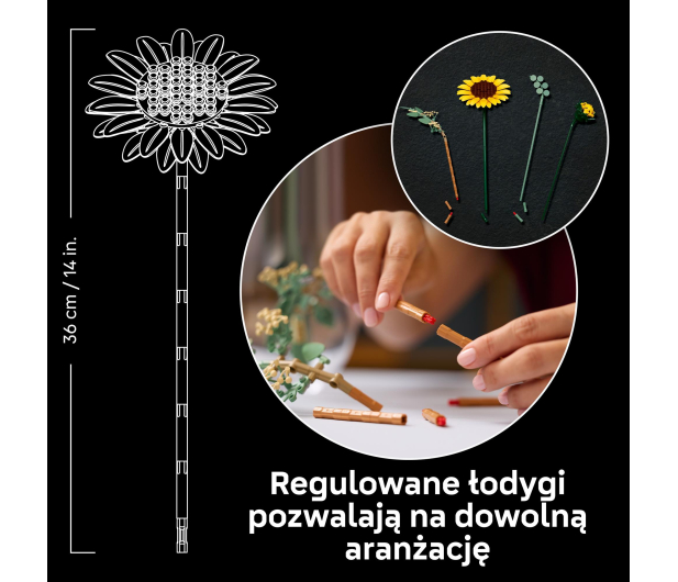 LEGO BOTANICALS 11502 Bukiet słoneczników - 1489545 - zdjęcie 8